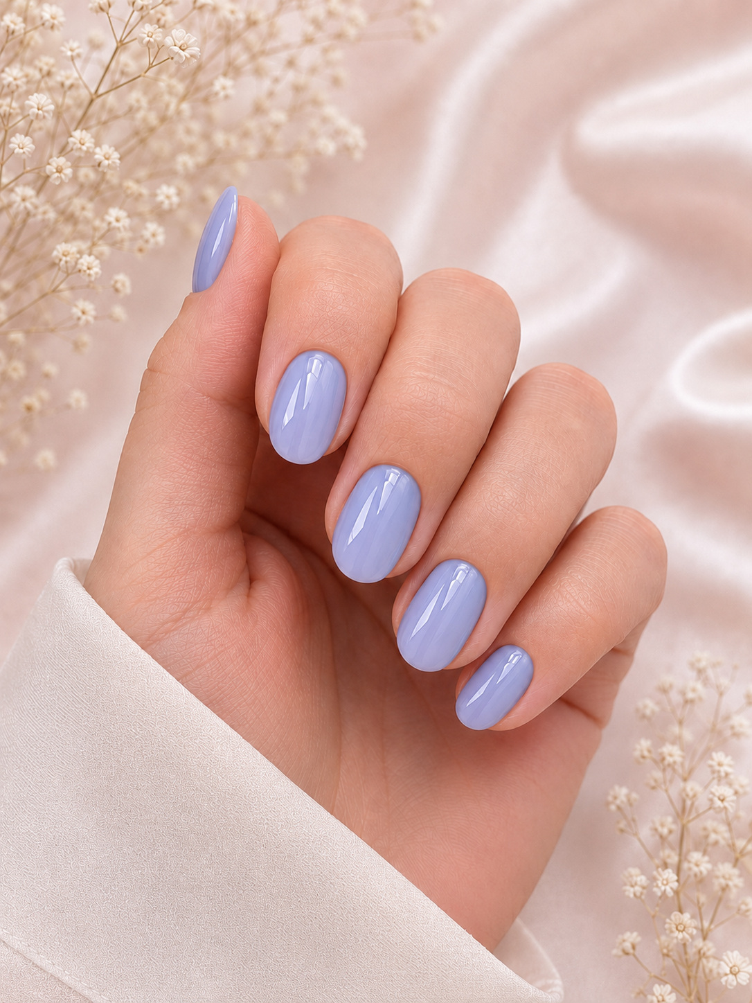 Simple Gel Gama 30 nail look