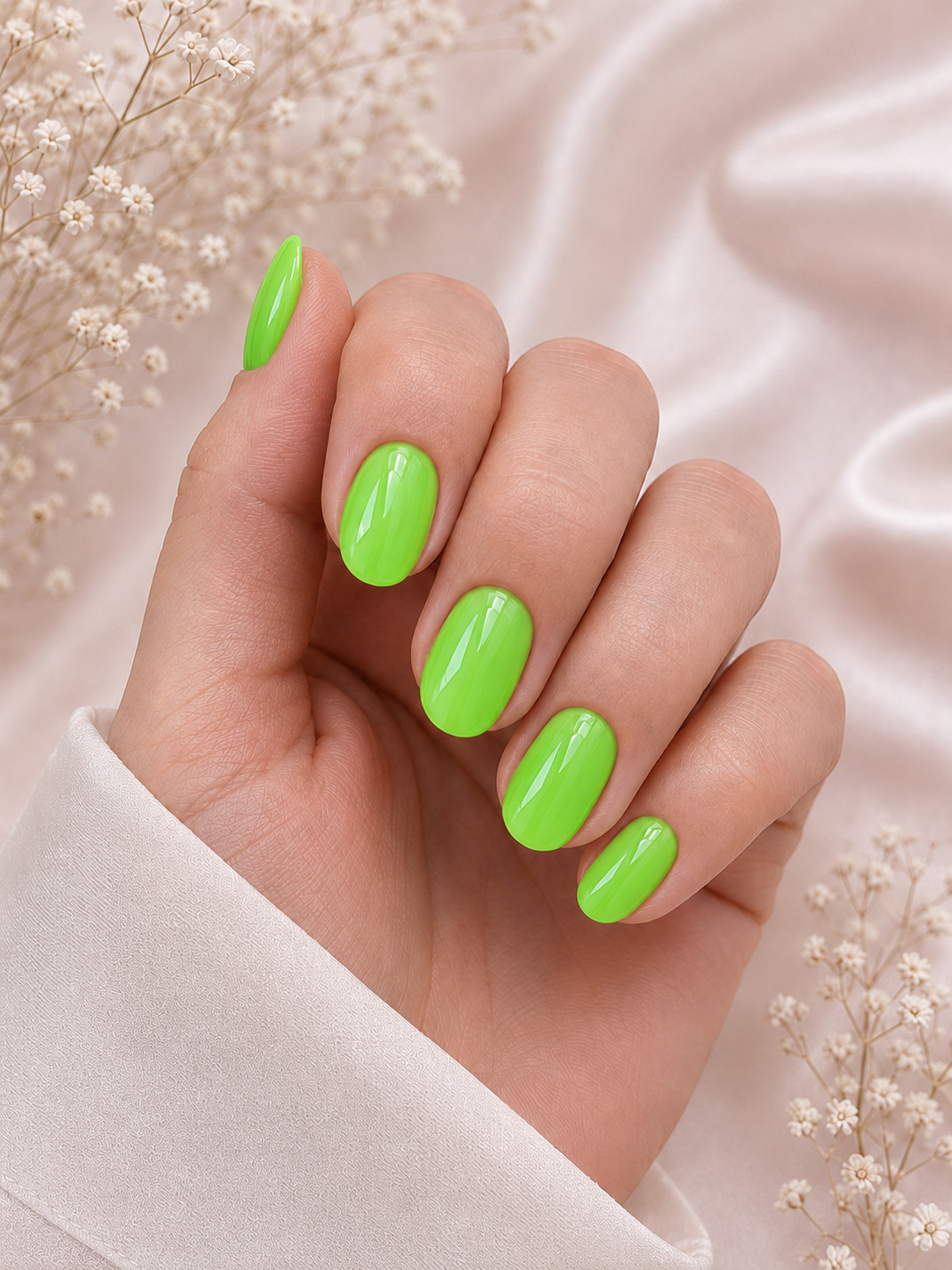 Neon Base Siller P nail look